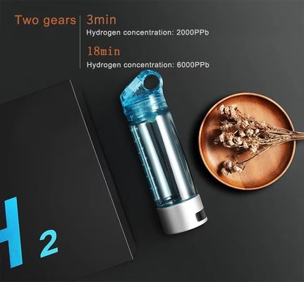 Good price 人気 ポータブル スイフト H2O ボトル イオン化器 デュポン SPE膜水素濃縮水電解発電機 325ml 2000ppb オンライン