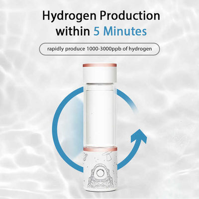 Good price 再充電可能なガラスポータブルボトル 水素水生成器 1.3ppm-2ppm オンライン